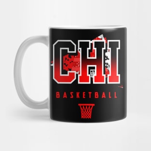 Chicago Basketball Retro Mug